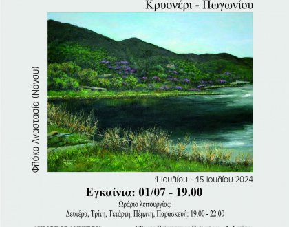 Έκθεση ζωγραφικής για το Πωγώνι 